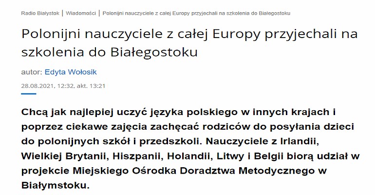 Projekt w Radiu Białystok